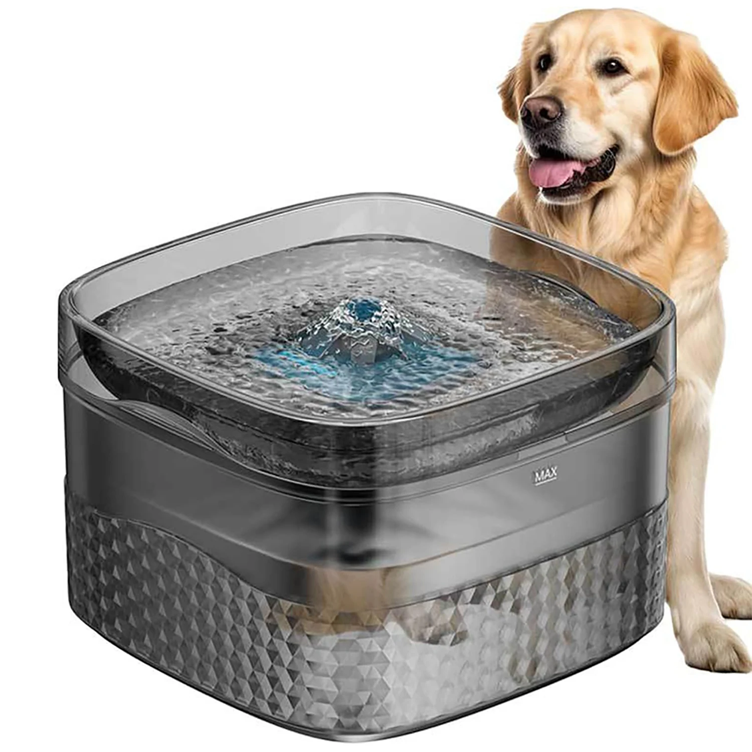 Dog Water Fountain Tap Water 7L Stainless Steel Dog Water Fountain