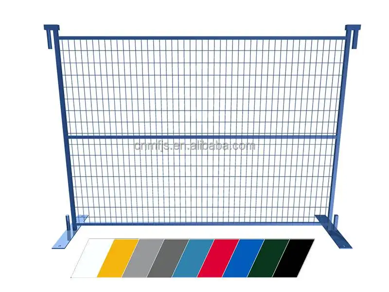 Canada temporary fence 6x9.5ft outdoor metal fences steel security fencing factory