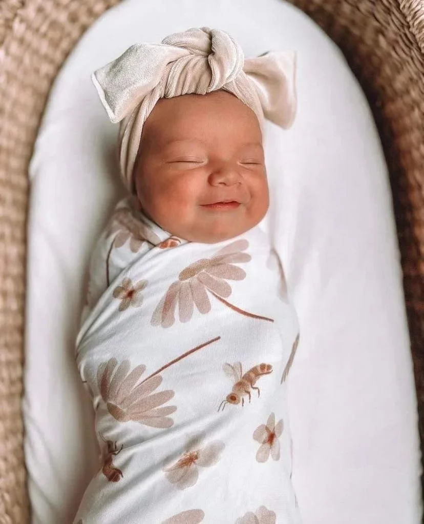 2023 Latest Design Custom Print Newborn Baby Bamboo Jersey Stretch