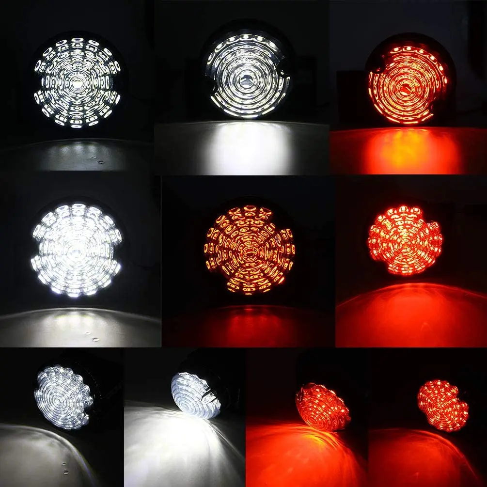 NEW SUN 5 Pcs Red RV Trailer Marker LED Lights, Bullseye - View #10