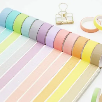 Multi-Functional DIY Packaging Tape Art Design Label Hand Tear Seperation Seamless Color Water Activated Acrylic Material