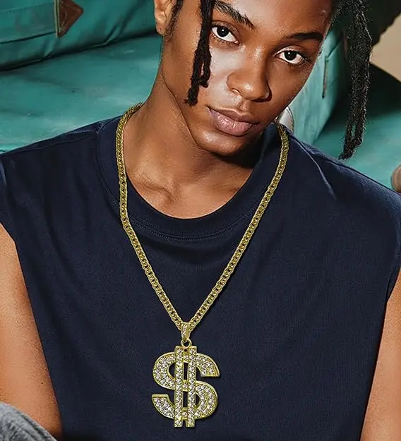 Gold Necklace Hip Hop Costume Jewelry Hip Hop Chains Cheap Hip Hop