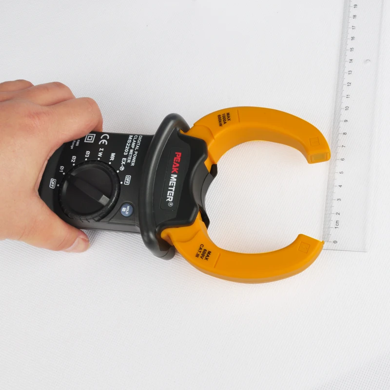 PEAKMETER PM2203 MS2203 Digital AC Analog Power Meter Data Logger Power Factor Energy Meter Power Electrical Meter Clampmeter
