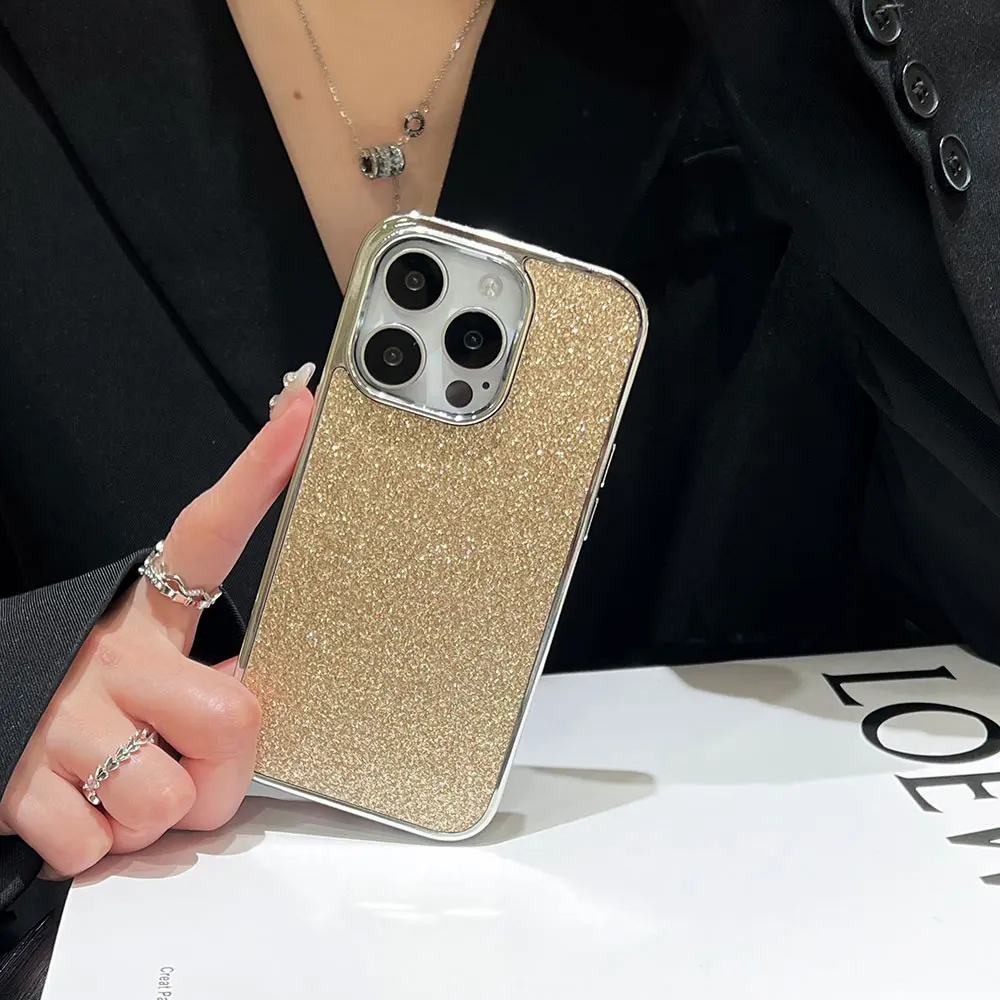 Electroplate Phone Case For Iphone 15 14 13 12 11 Xr Xs Max Pro Plus Simple Business Bling Cases Luxury Anti Fall Sjk456 Laudtec details