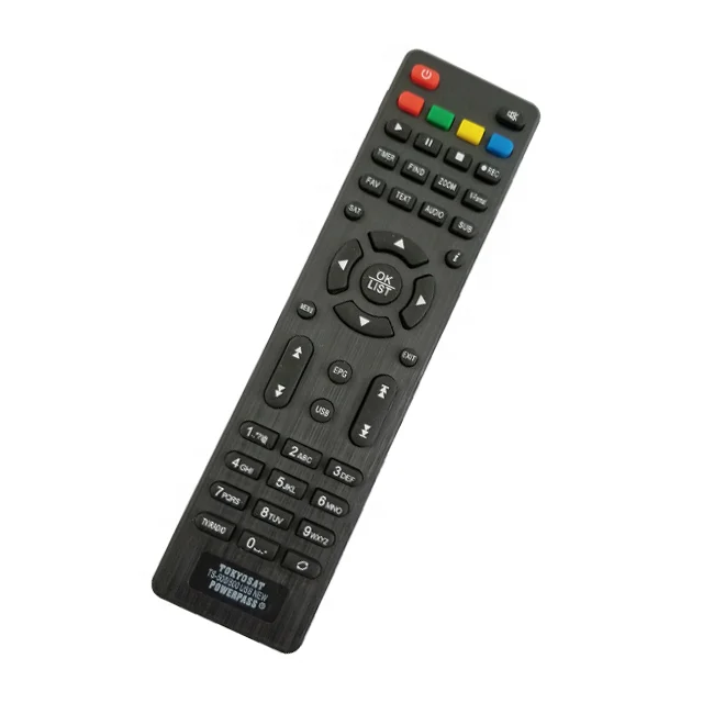 Hostrong Factory OEM ODM TOKYOSAT Remote Control Suitable for Smart TV Box Set Top Box STB 7500 TS-500/600 USB Support Custom