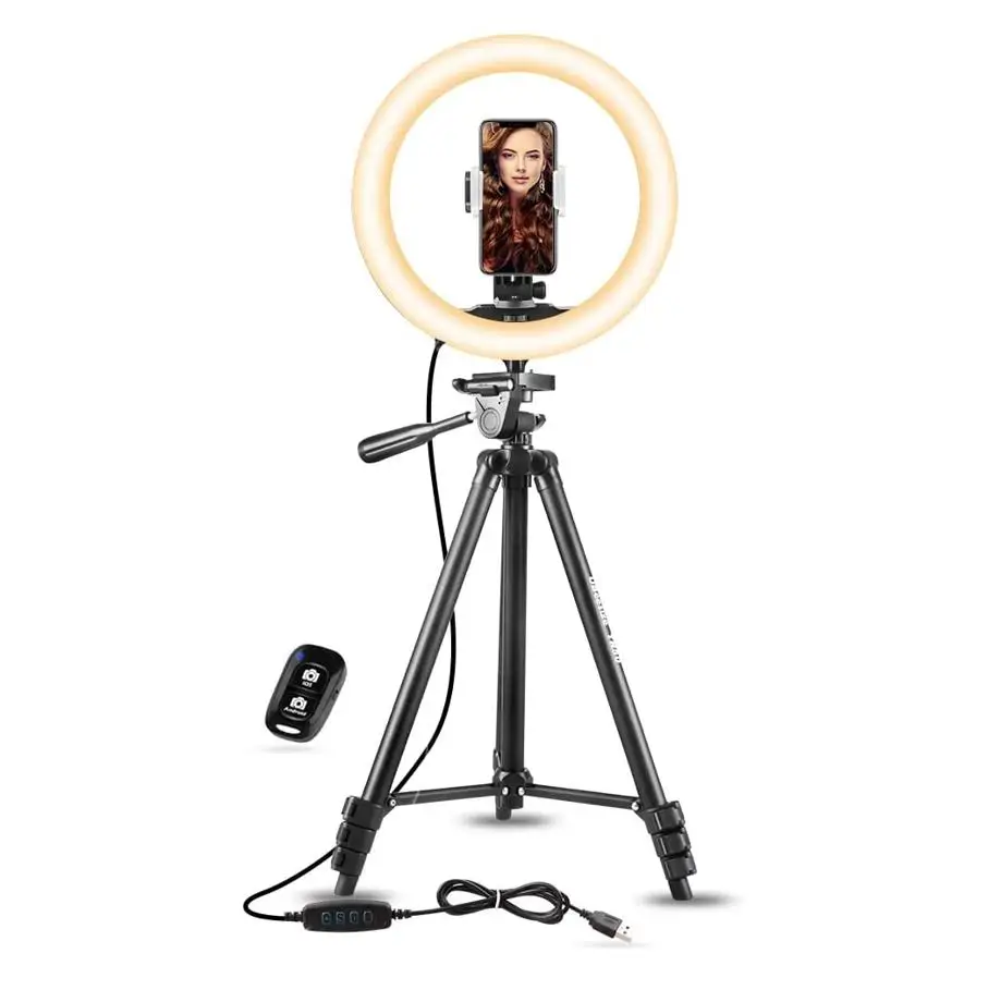 camera holder for ring light