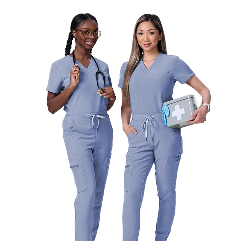 Hospital Uniforms For Unisex Soft Nursing Scrubs Doctor Nurse Uniform