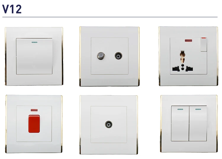 VNX 118 Series 45A Kitchen Wall Switches for Standard Grounding Residential / General-Purpose