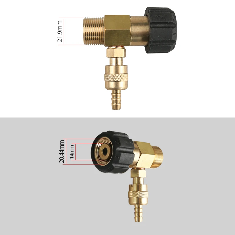 SPS 3 м сифон шлангом Регулируемый дозатор для жидкого мыла M22-14 дюймов химический форсунки комплект моек высокого давления