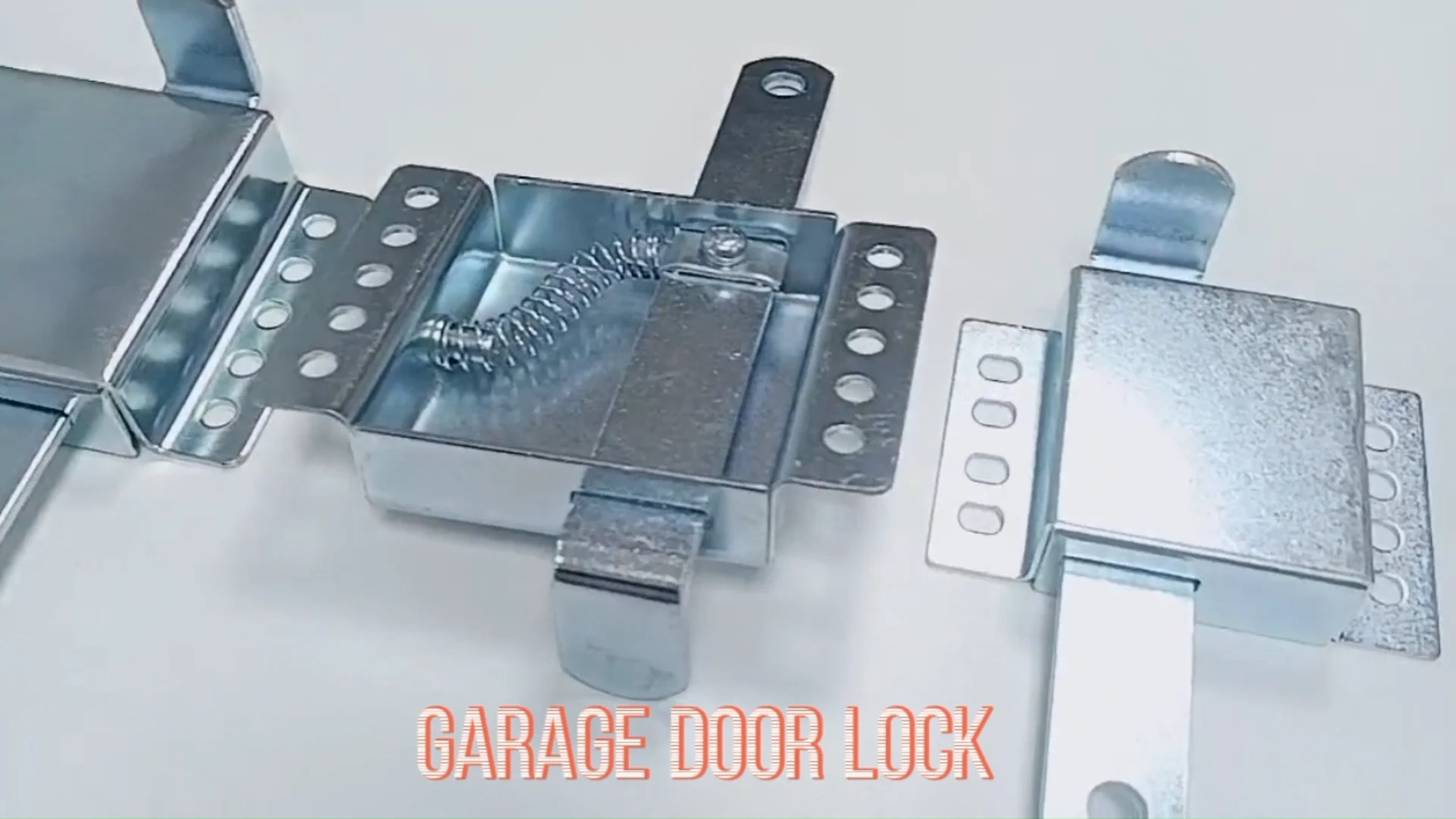 Rolled And Lock Garage Shutter Door Locking Mechanism High Security