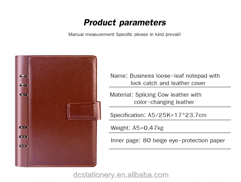 Hardcover Leather Binder Planner Notebook Gift Set,Office Executive