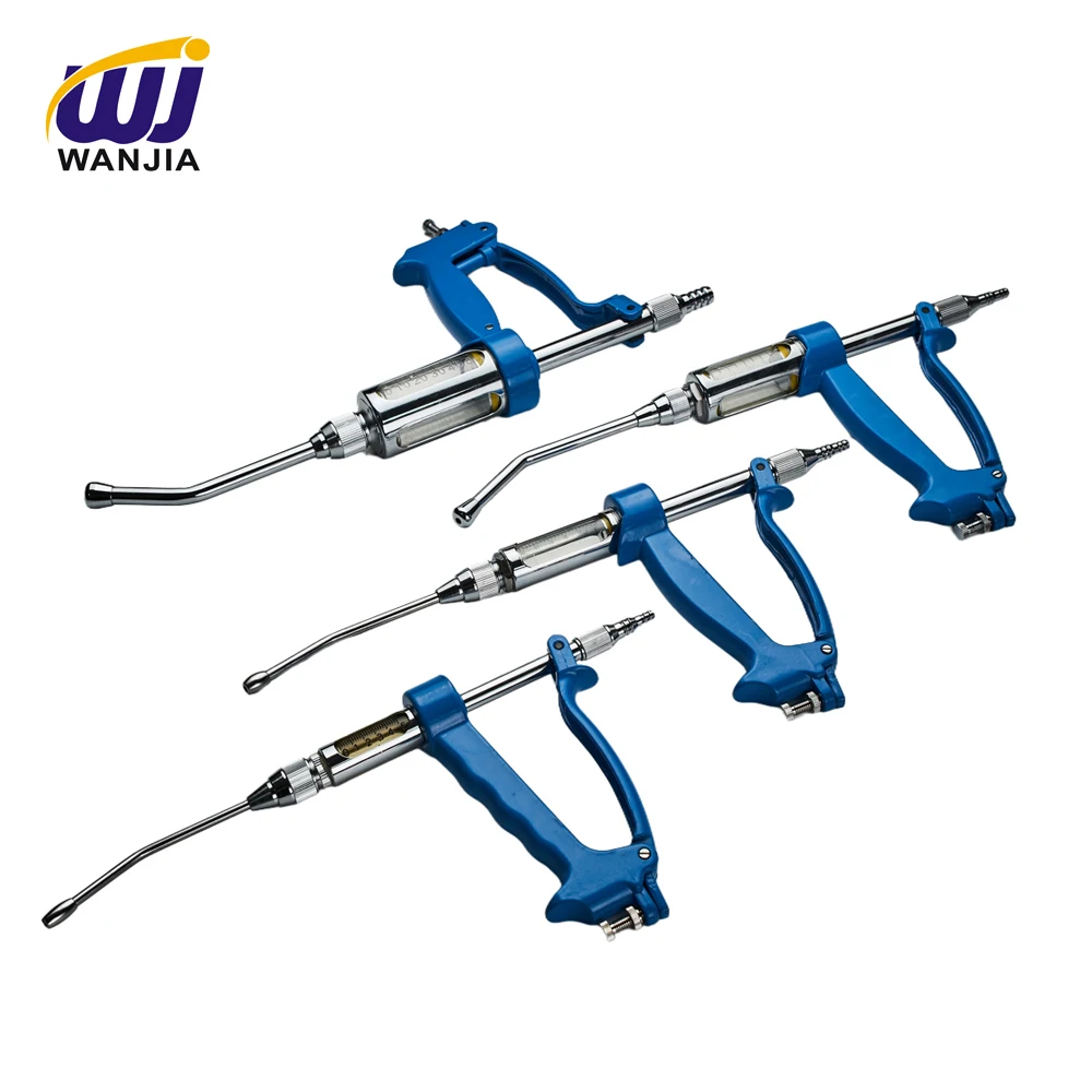 WANJIA Automatic Continuous Veterinary Drenching Gun for Sheep Pig Cattle Injection Veterinary Equipment for Diagnosis Medicine