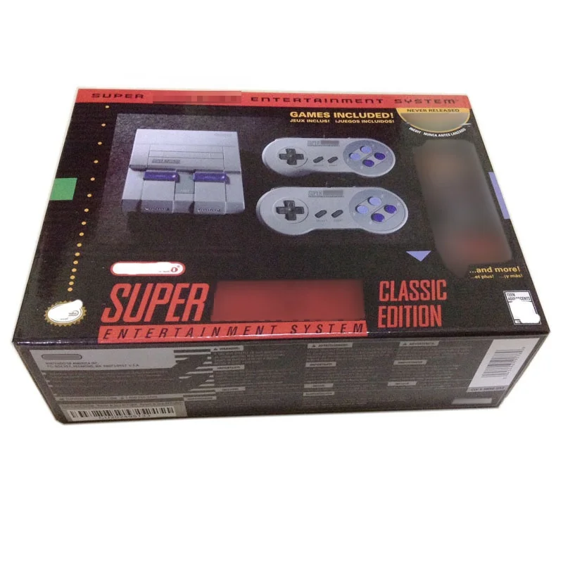 SuperNES Nintend 21 Games SNES Game Console 16-bit SNES MINI Game Console  U.S. Version 30 Games Support Tf Card