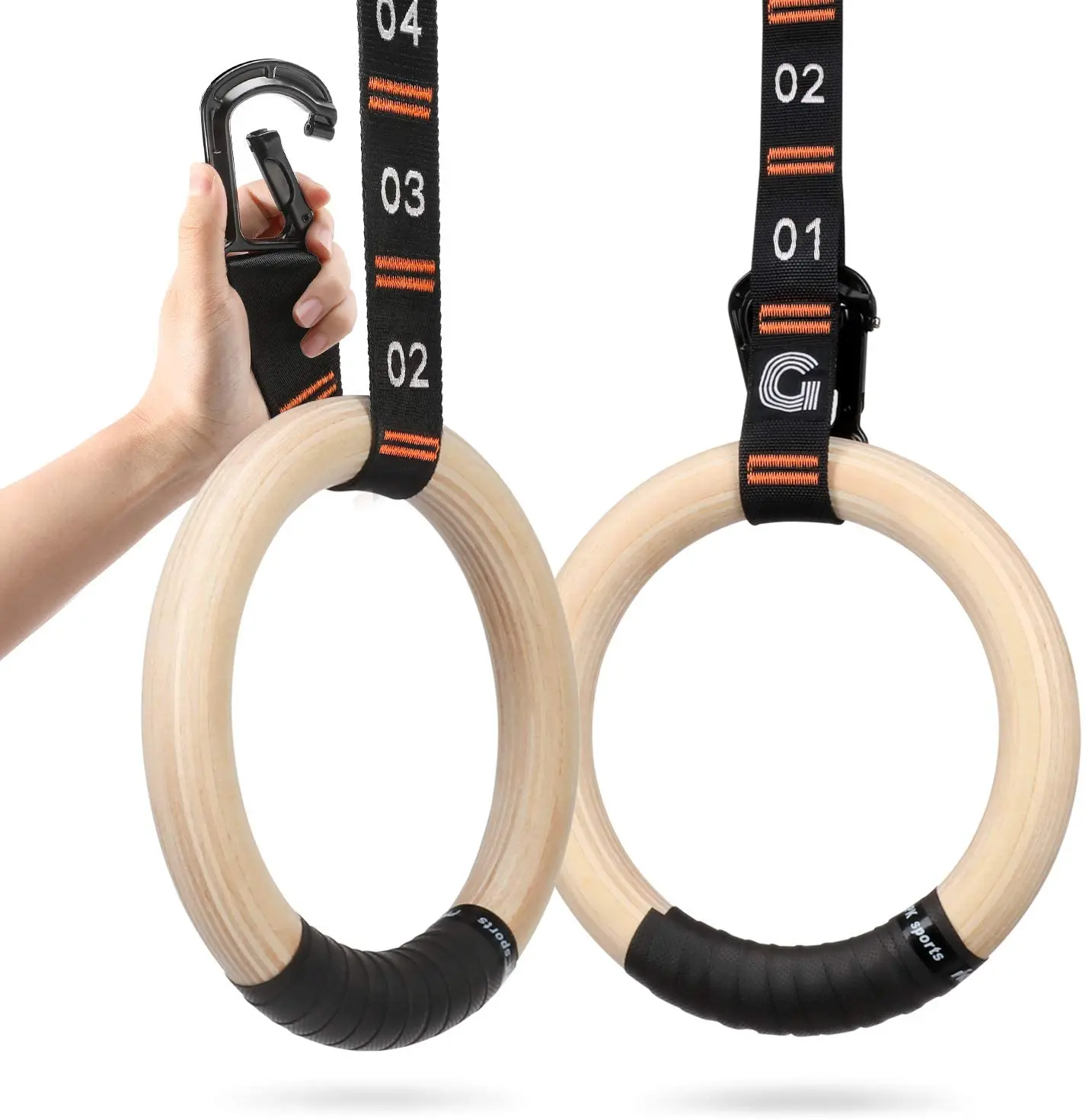 Overtreding Op de een of andere manier Rechtdoor Hot Sale High Quality Fitness Adjustable Wood Gymnastic Rings With  Carabiners - Buy Olimpic Rings Gym,Gym Rings Wood,Gym Ring Product on  Alibaba.com