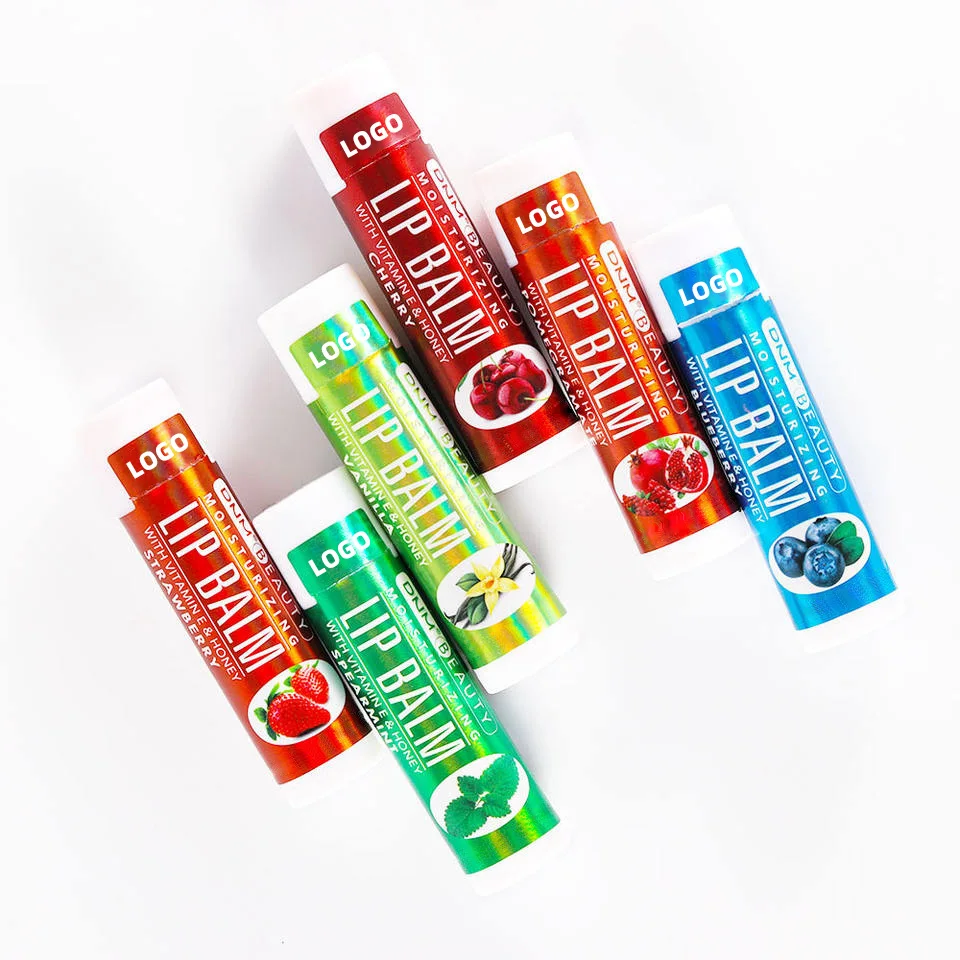 Natural Fruit Moisturizing Color With Temperature Change Lipstick Long Lasting Transparent Strawberry Peach Lip Balm