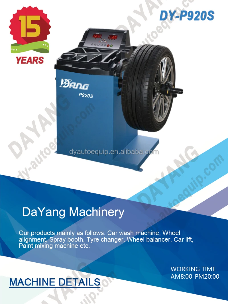 full automatic wheel alignment and balancing machine