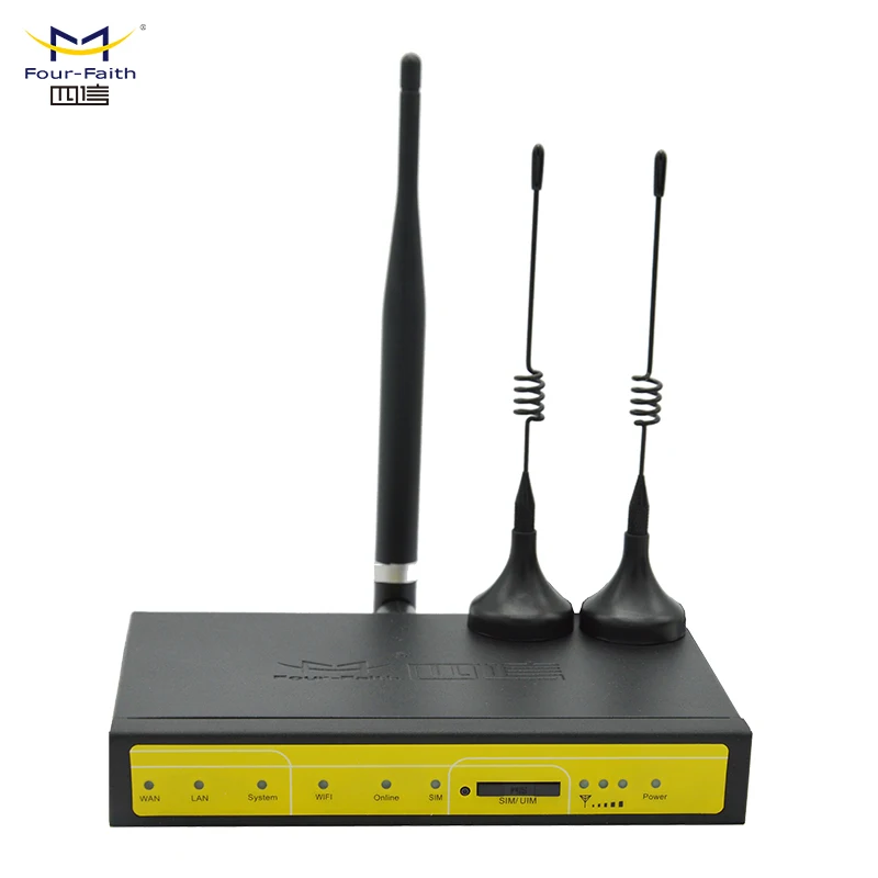 WIFI 3G 4G LTE VPN Single Port industrial router with sim slot supports RS232/RS485/RS422