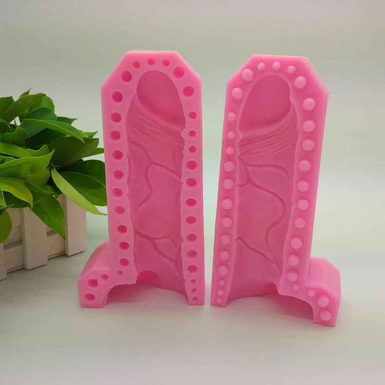 高品質3Dペニスシリコンケーキ型｜エコフレンドリーでストック済み