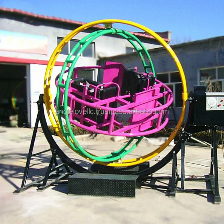Gyroscope Virtual Reality Simulation Rides Testable Human-Friendly Amusement Park Attractions For Sale