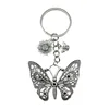 Er545 - Farfalla antica in argento traforato - 9*4.8cm - 11.6g