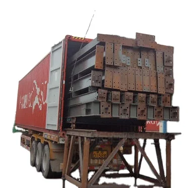 Steel Structure Building Exported to Russia Prefab Houses Modular Hous Large Steel Structure Supermarket Ready  Made Houses