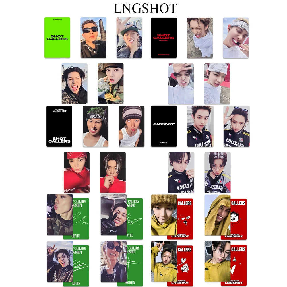 K-POPアイドル LNGSHOT SHOT CALLERS アルバム 4枚セット ロモカード
