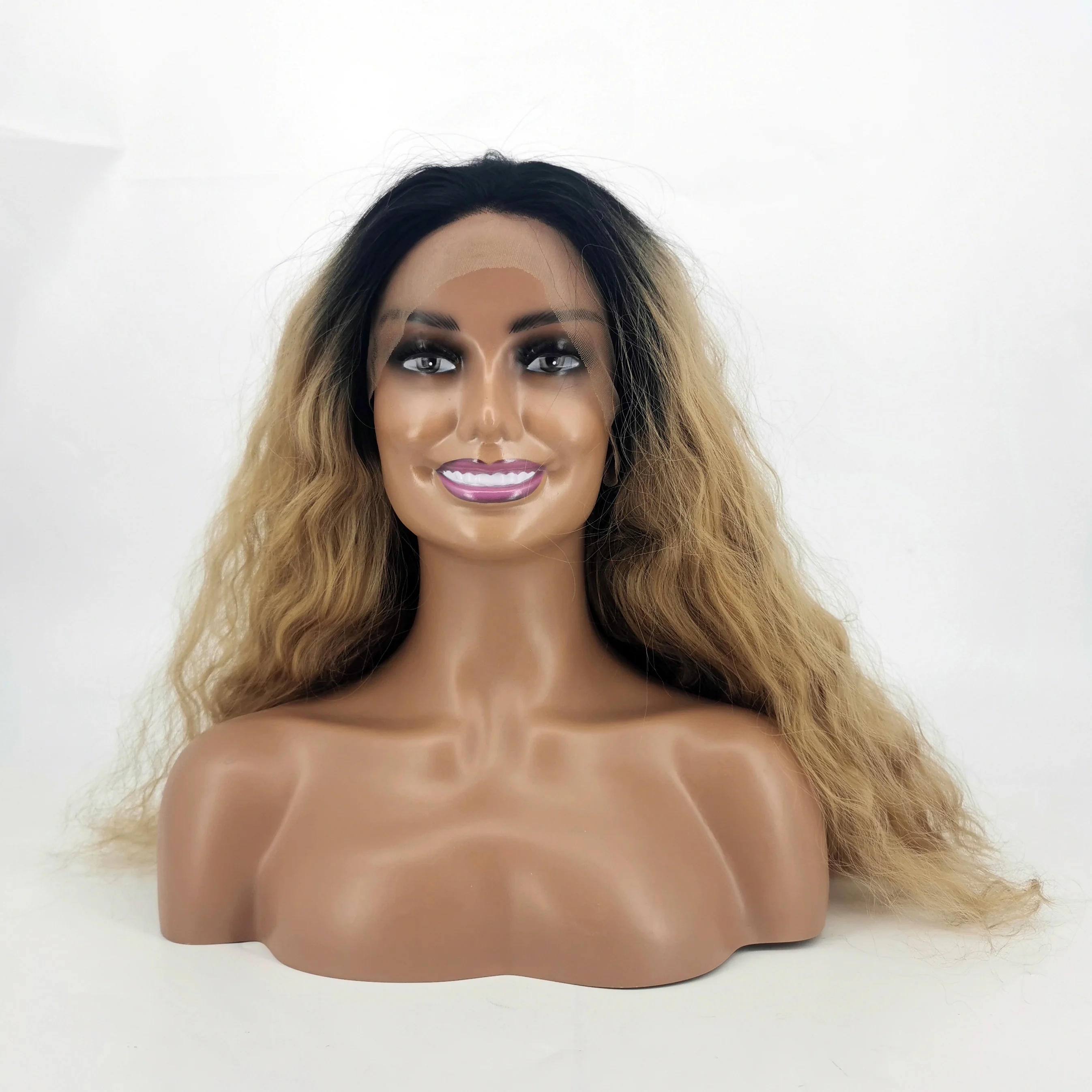 Buy Sale Display Clothes Plastic Wig Female Mannequin Head With Shoulders  from Shenzhen Modifashion Display Products Ltd, Pakistan