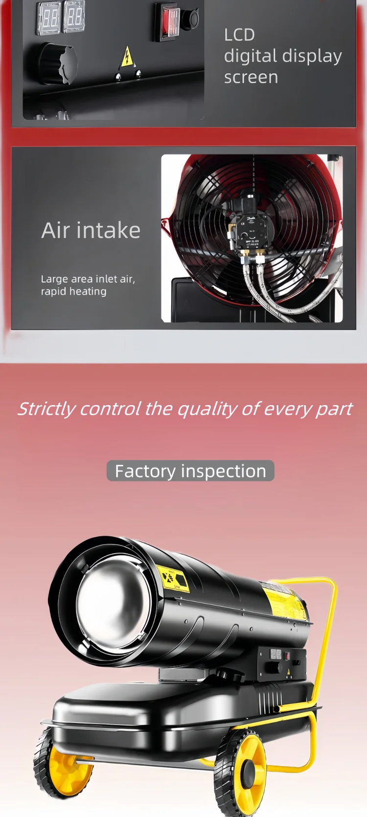 Fleck Heater, 70KW, 220-240v - detail 6