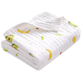 Muslin Squares Baby Blanket for New Born Babies Accessories Newborn Bedding Cotton Bamboo Swaddle Blankets Infant Mother Kids