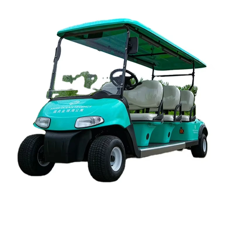 موتورهای برقی قدرتمند Parison 6+2 Seat Lithium Electric Cart Golf Utility Electric Carro De Golf 2025SDZX12PTPR34001