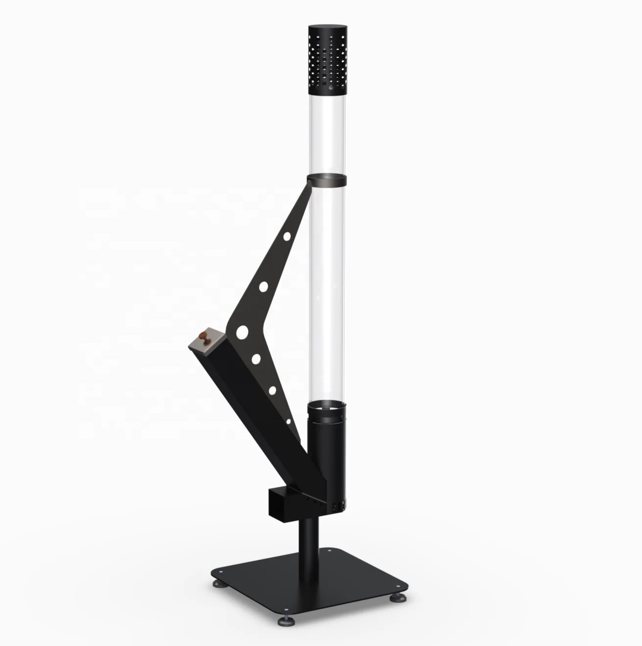Pellet Torch Fire Tube Rocket Stove with Glass Tube