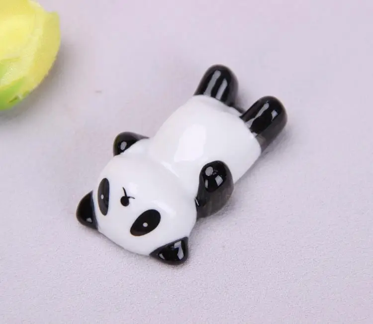 Creative Gifts Cartoon Ceramic Panda Chopstick Holder Set Cute Bear ...