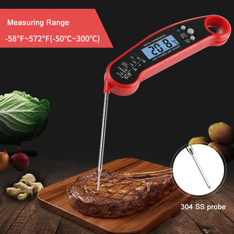 Kitchen Food Steak Bbq Instant Read Digital Meat Thermometer For