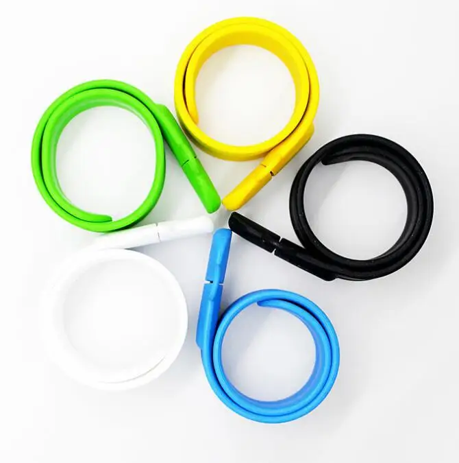 Hot Sale Custom Silicone Bracelet Wrist Band Wristband Usb Stick Drives Usb drive 8gb - ANKUX.COM