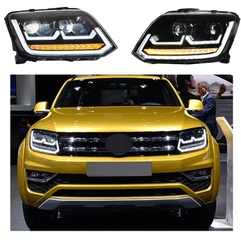 auto lighting system car led front lamp headlight for Volkswagen Amarok Pickup Head Lamp Upgrade