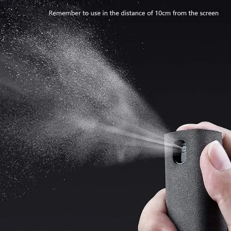 2 in 1 Cell Phone Screen Cleaner Spray With Microfiber Cloth Mobile Phone Screen Kit