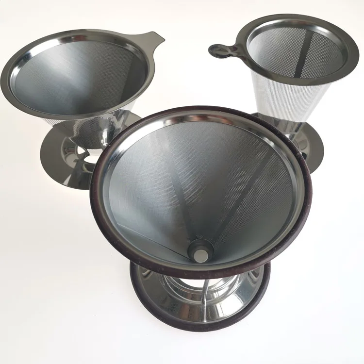 Metal Mesh Coffee Maker Stainless Steel Coffee Filter Coffee Dripper