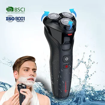 Electric Household Washable Shaver Ipx6 3d Floating Rotary Rechargeable Electric Hair Razor
