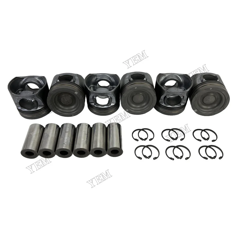 For Deutz TCD6.1L6 Cylinder Piston With Piston Pin 04514920 Engine Parts High Performance