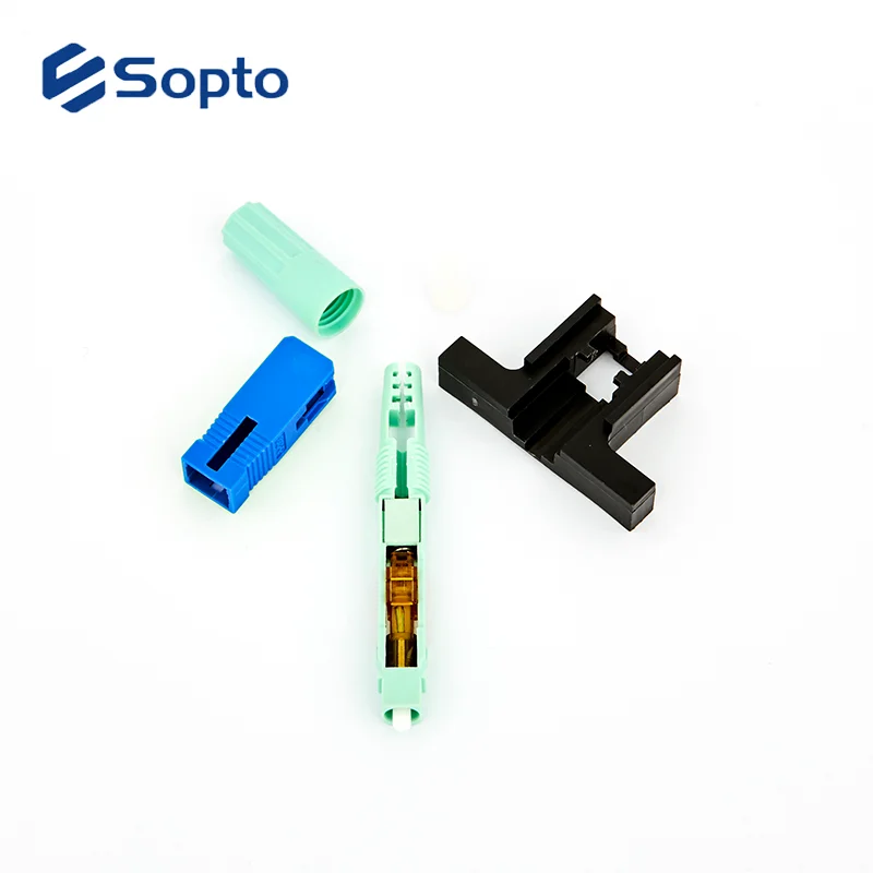 High Quality SC Fast Connector FTTH SC/APC SC/UPC Simplex SM Connector ...