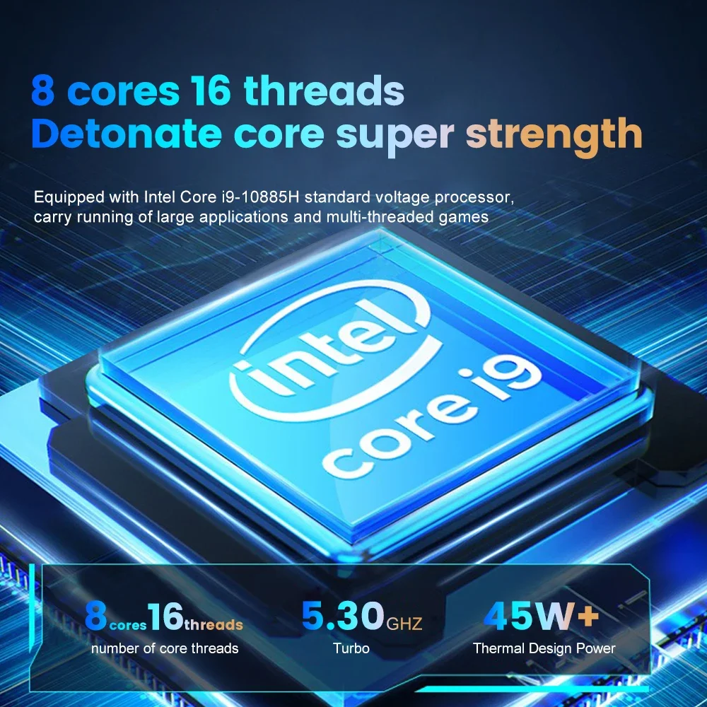 New Game Core I9 10th Gen 15.6inch Window10 11 Hardware Software 11th Generation I7 I5 16GB RAM 1TB SSD Computer Notebook Laptop