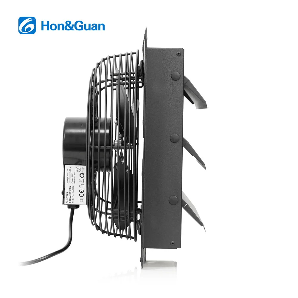 Axial Exhaust Shutter Fan, HONGGUAN, 300mm, 110V, Aluminum - detail 12