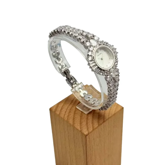 Luxury Women's Diamond Stainless Steel Watch