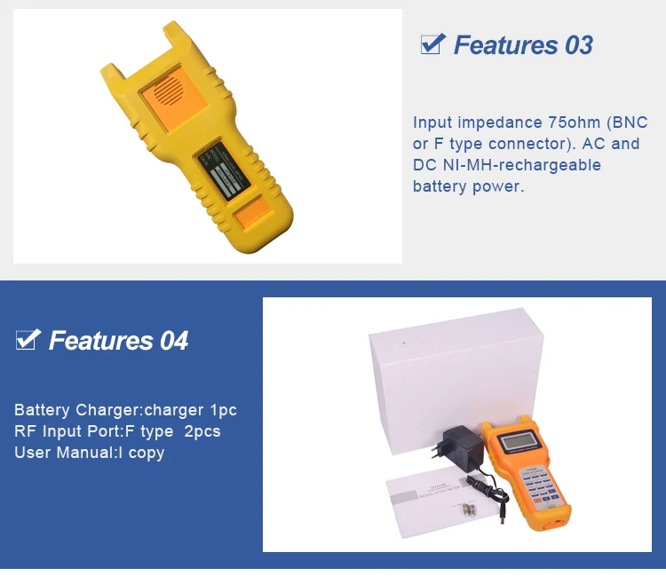Wolck Fiber Optic Equipment - HT828B Digital Signal Meter
