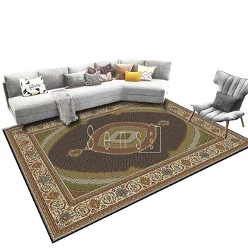 Customized Design Crystal Velvet Carpet Chinese Non Slip Digital Printing Living Room Large Area Rugs And Carpets