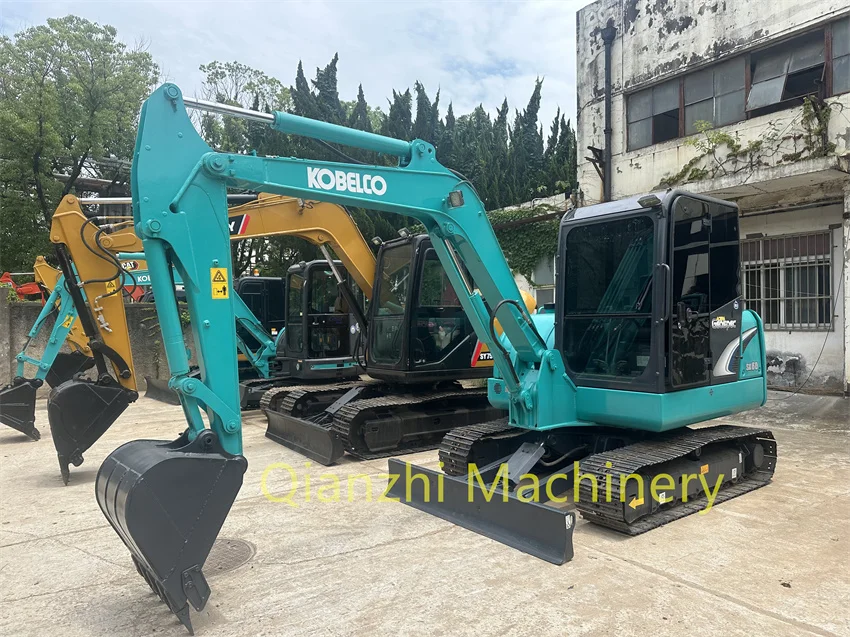 Kobelco Sk60 Japanese Small Medium Hydraulic Digger Machinery Used Mini ...