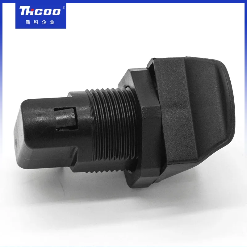 Черный пластиковый нажимной замок с кнопками, выдвижной замок для ящика