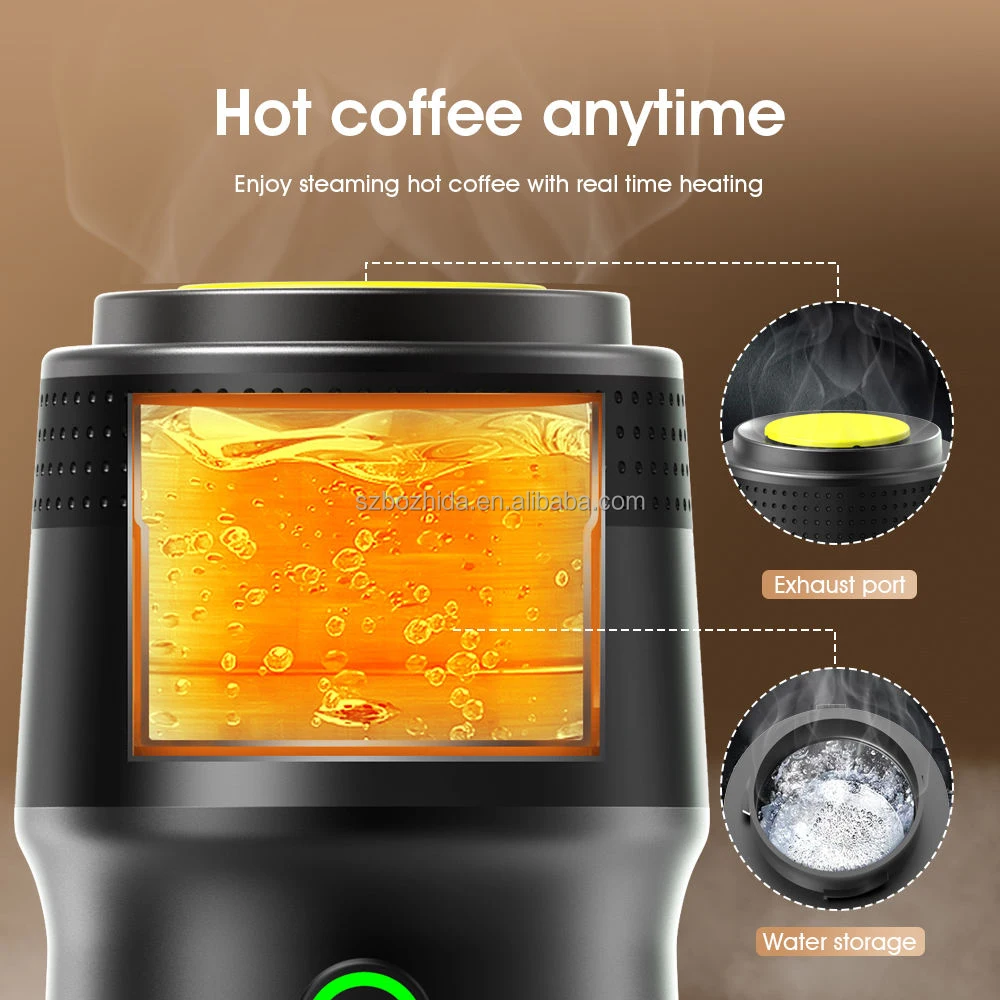 Single-serve Commercial Coffee Machine Portable In-car Travel Electric Turkish Coffee Maker