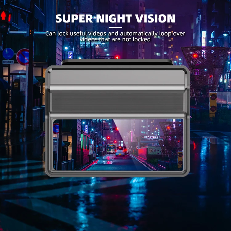 Wide Angle 130°+120° Dash Cam 1080p+720p 2 Channel Camera Car Black Box Dvr Front and Back for Southeast Asian Agency details