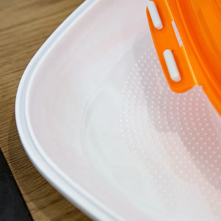 Gloway BPA-Free Reusable Kitchen TPU Food Storage Plastic Wrap Food Preservation Tray Eco Friendly Plastic Food Container